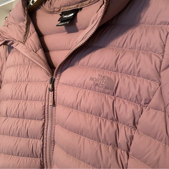 North Face Stretch Down Parka Mauve - Picture 7 of 11